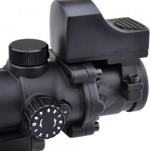 Прицел оптический AIM-O ACOG 4×32 Scope Red/Green Reticle with Mini Red Dot Black AO5320-BK
